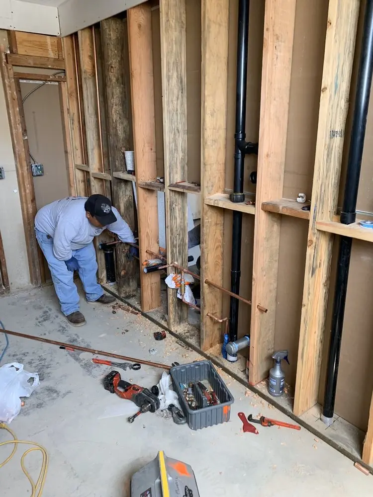 Commercial rough-in plumbing for Water Heater Replacement in Sahuaro Park West